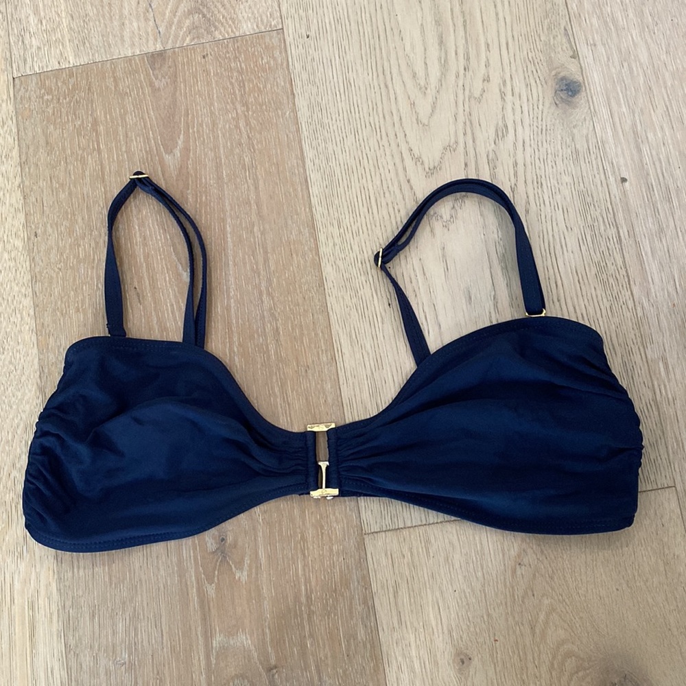 Tory Burch Bikini Top (can be strapless) in Navy